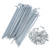 A ABSOPRO 13G Bicycle Spokes 83 mm Silver Tone 36