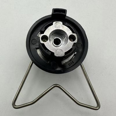 Gas Butane Adapter With Bracket Gas Cartridge Head Conversion Adapter Nozzle Bottle Type Input Screw Type Valve Output
