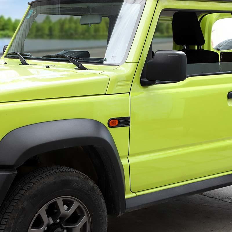 Car Fender Turn Signal Light Lamp Decoration Protective Cover For Suzuki Jimny 2019 Up Car Exterior Accessories