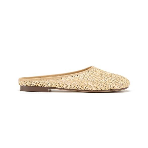 Yuanlitong Baotou Cool Slippers Women's High-end Fashion Woven Flat Sandals Women's High-end Women's Shoes