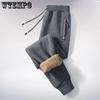 Uomo Fitness Abbigliamento sportivo Pantaloni della tuta Pantaloni della tuta Pantaloni Pantaloni da pista Pantaloni da jogging da uomo M-5XL Pantaloni casual caldi in lana d'agnello invernale