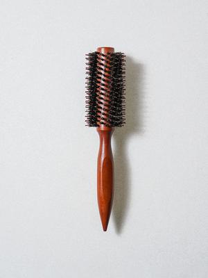 Boar Bristle Angled Round Hair Styling Brush 50mm