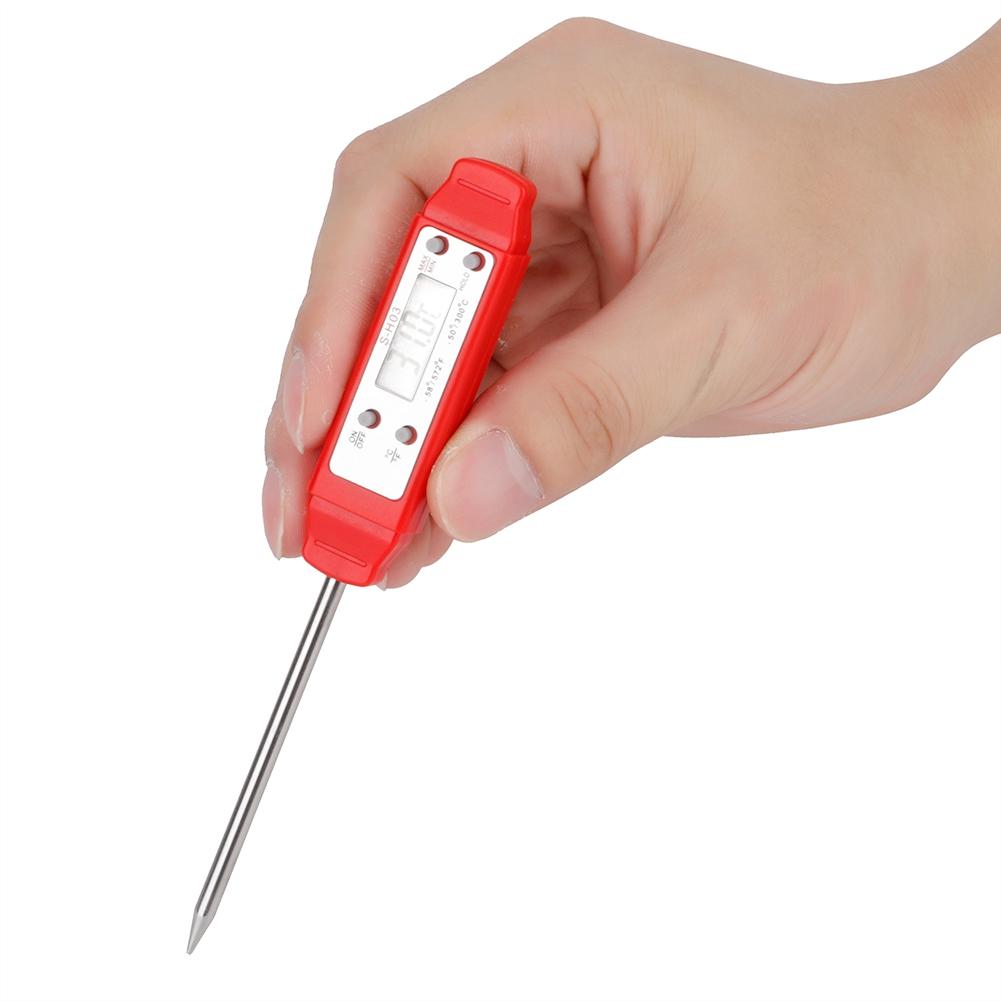 Portable Digital Pen Type Thermometer with   Probe for Kitchen Cooking BBQ Meat Fry Food Milk