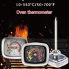 Industrial Grade BBQ Thermometer Gauges Stainless Steel Smoking Temp Gauges 3XUF