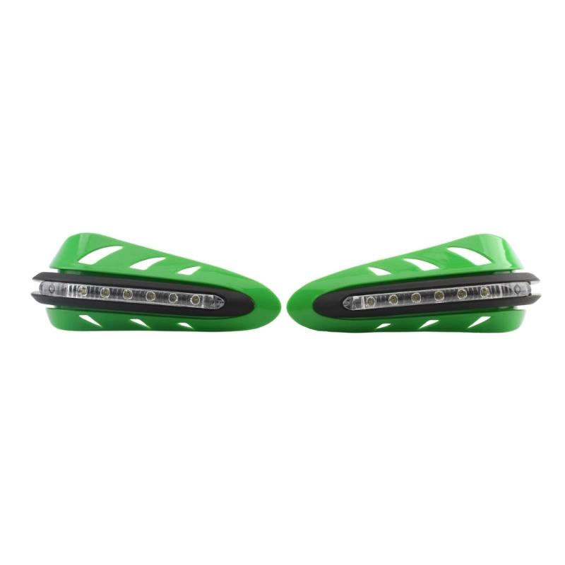 1 Pair Motorcycle Hand Guard Motorbike Turn Signal Light DRL Indicator Cover 7/8" 22mm Dirt Bike Handguard