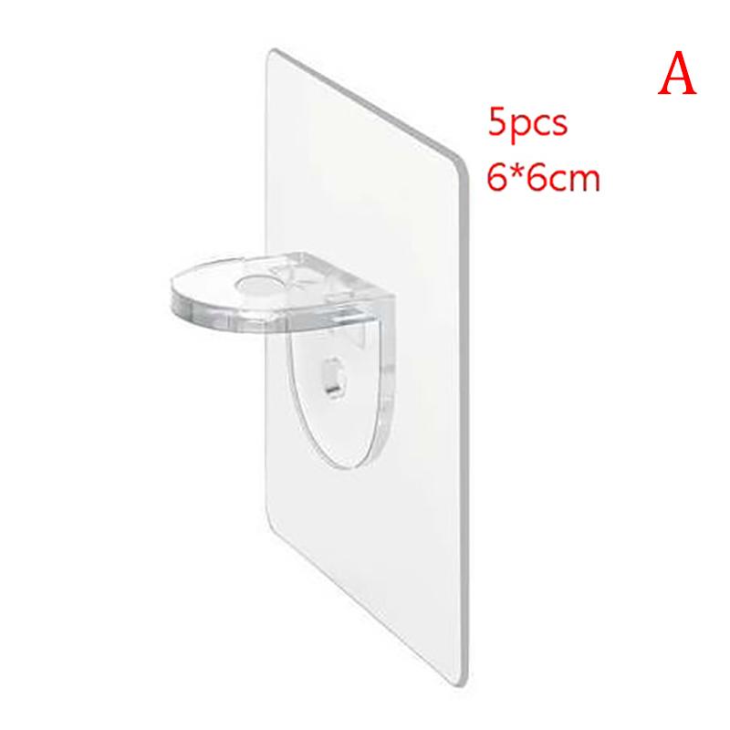 5-teiliges, stanzfreies, geschichtetes Trennwandregal mit nagelfreier Klebeschicht für den Kleiderschrank