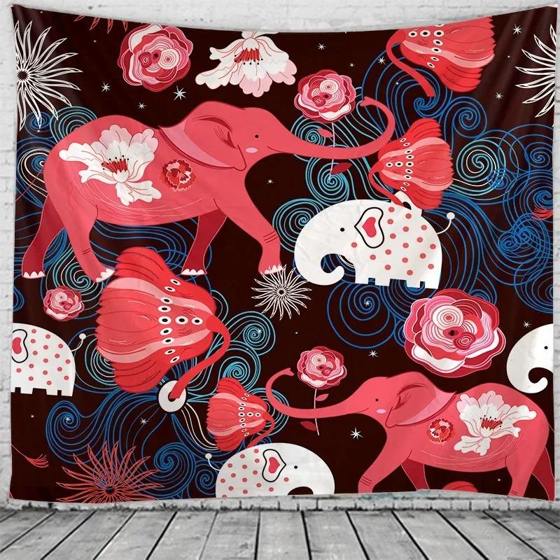 

Геометрический народный стиль Декоративный гобелен Домашняя стена Гостиная Офис Декоративный гобелен 100x75cm