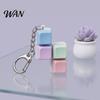 Decompress Fidget Toy Colorful Keyboard Toys Mechanical Button Clicker Keychain Travel Stress Creative for Adults Work Anxiety Relief Mental
