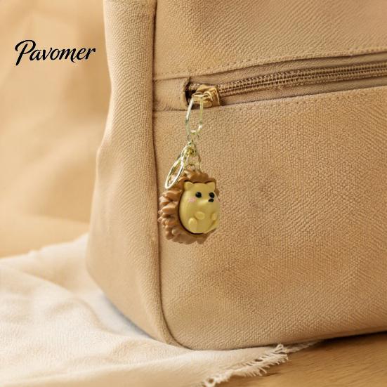 Decorative Hedgehog Clicker 3D Printed Keychain, Stress Relief Finger Portable Fidget Toy, Pendant for Keys and Backpacks
