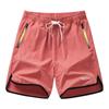 Shorts for Men's Sports and Leisure Beach Shorts for Men Ice Silk Quick Drying Elastic Five Point Shorts