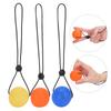 Finger Exercise Ball Fitness Hand Finger Strength Stretch Training Ball for Rehabilitation(Yellow 15 Hardness Orange 20