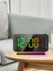Digital Alarm Clock LED Display Adjustable Brightness Projection LED Alarm Clock for Bedrooms Living Rooms Kitchens Desk