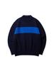 NAMERCLOTHING Fisherman Wool Sweater Navy