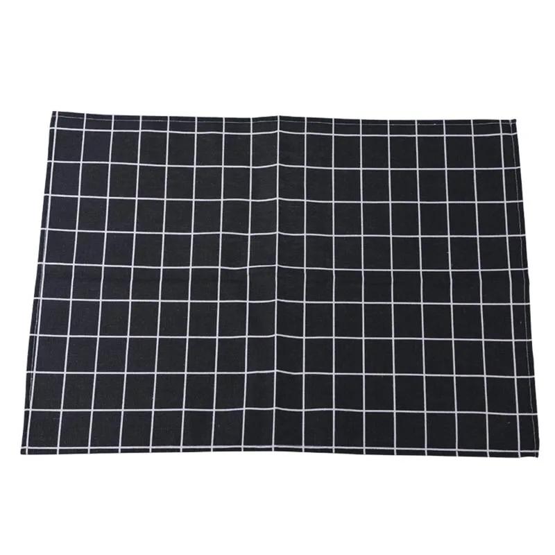Simple Placemat for Dining Table Tableware Pad Mat Geometric Table Mat Placemats Pads Bowl Coaster Decoration 2pcs 30x45cm