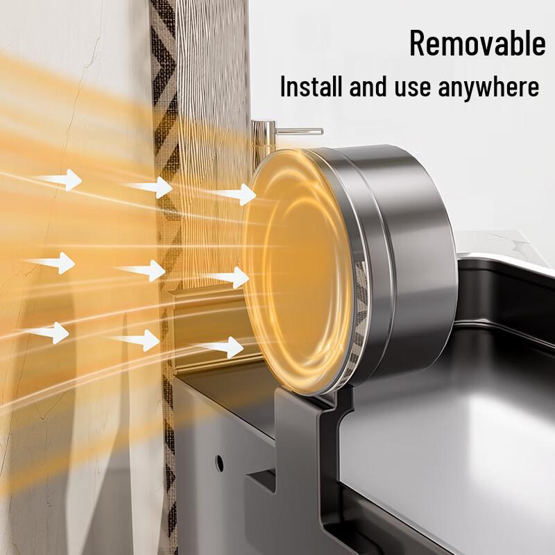 Baihan Toilettenpapierhalter mit Saugnapf und Haken