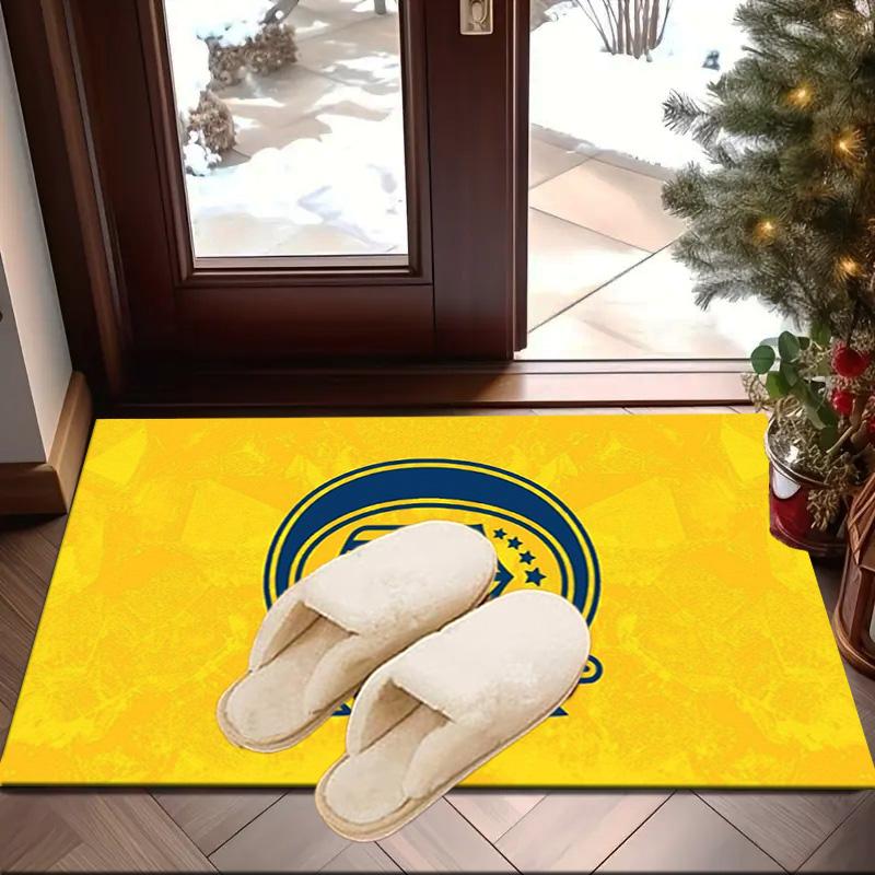 Rosario Central Crest Area Rug for Office, Chair Rug, Decorative Carpet Livingroom Mat, Large Size Fan gifts Christmas gifts