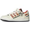 Adidas Originals Unisex Forum Low Sneakers Ivory / Orange (Unisex) Skateboard Shoes HR0460