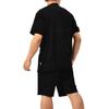 Fruit of the Loom Pajama Pile Home Relaxing Black Set, Fabric, One-Mile Wear, Wear, Wear,