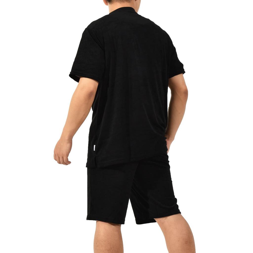 Fruit of the Loom Pajama Pile Home Relaxing Black Set, Fabric, One-Mile Wear, Wear, Wear,