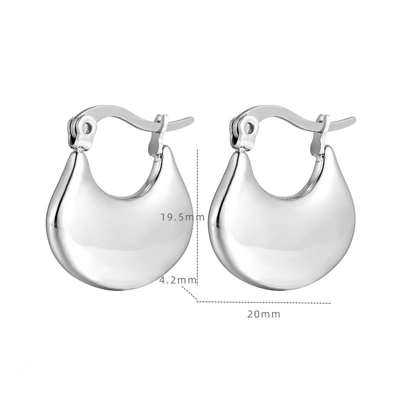 

Personalized Fan-shaped Ginkgo Biloba Earrings, Women s Simple Fashion Metal Sense Ear Buckle Niche Design Sense