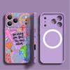 Cartoon Fire Balloon Pattern Case For iPhone 17 Pro Max Magnetic For Magsafe Silicone Cover For iPhone 16 Pro Max Funda iPhone 15 14 13 12 11 16E Air