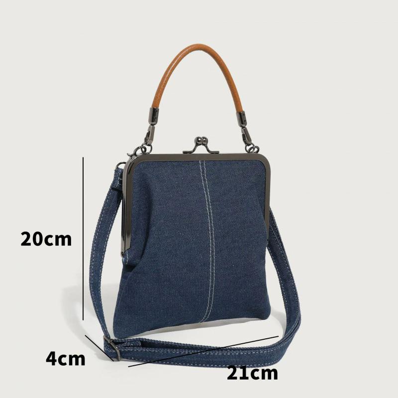 Borsa a tracolla per cellulare in denim dal design unico, da donna, portatile, versatile, squisita, mini borsa a tracolla in jeans