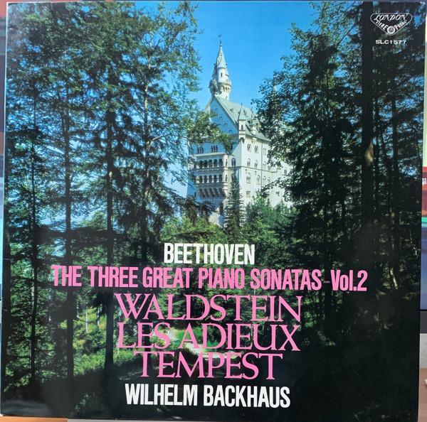 

LP Record WILHELM BACKHAUS - Beethoven The Three Great Piano Son SLC1577PROMO LONDON 1966 Japan Classical Used