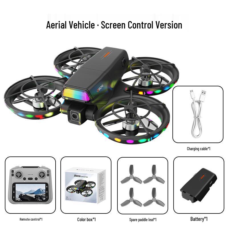 Z809 Brushless Quadcopter with Remote Screen, LED Lights, Obstacle Avoidance & Optical Flow Hovering