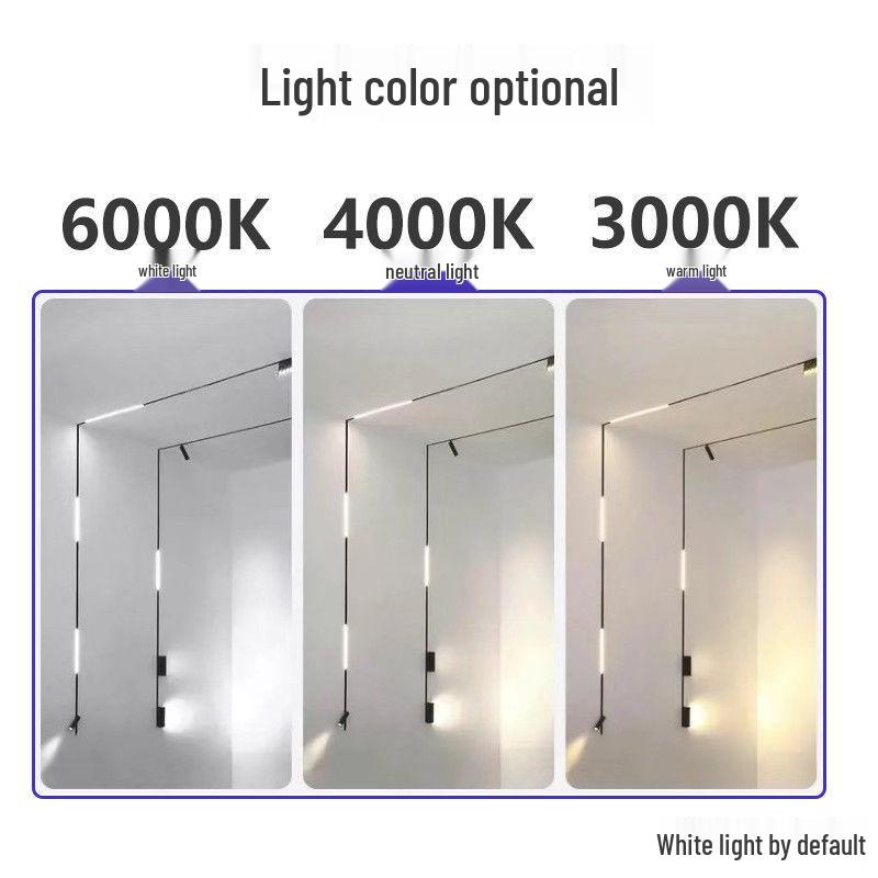 Shatterproof Magnetic Spotlight 2.0: Dual-Sided Energy-Efficient Aluminum Track Light for Living Rooms
