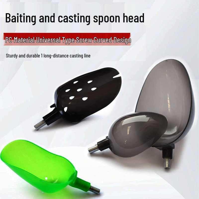 Long-Distance Casting Bait Spoon: Compact Feeder for Precise Wild & Rock Fishing