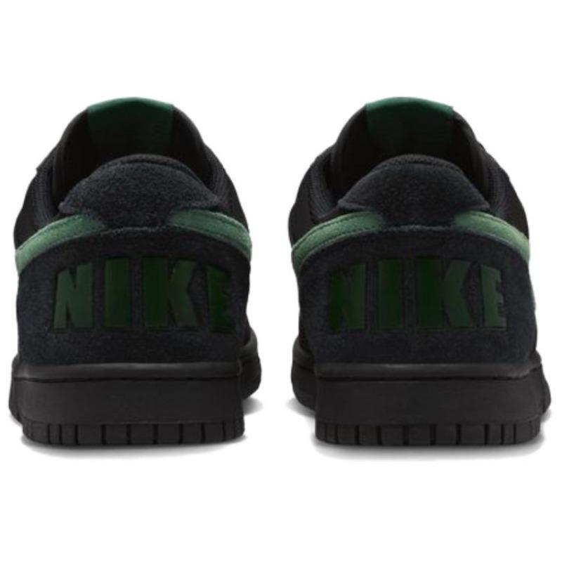 Nike Men's Big Lux Low Top Skate Shoes Black Green 854166-008