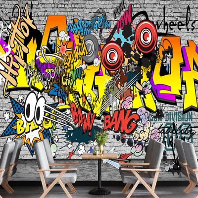 3d Graffiti Wallpaper For Walls Street Graffiti 3d Wall Mural Bedroom Living Room Corridor Wall Mural Wallpaper