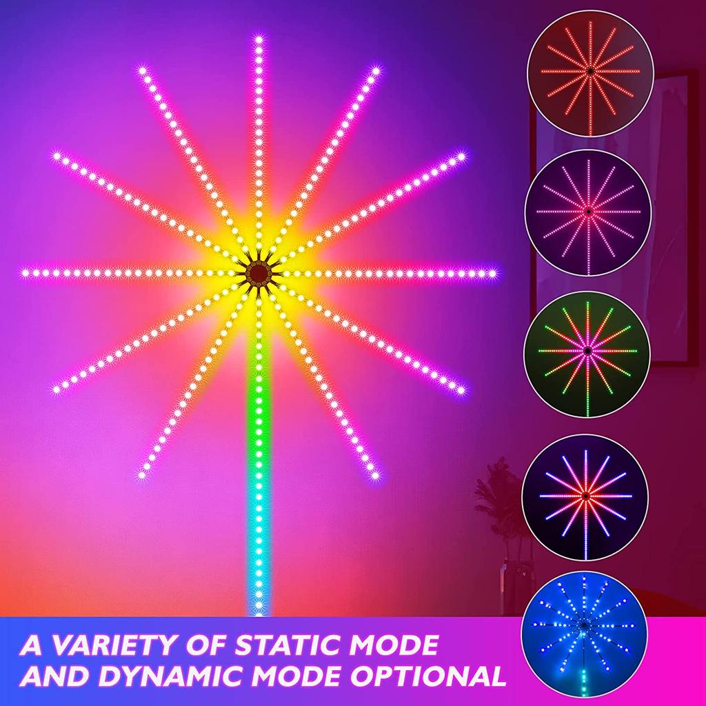 RGB-Feuerwerk-LED-Streifenlicht Bluetooth Smart Neon Strip APP LED-Lichtstreifen USB 5V LED-Streifen Weihnachtsfeier-Dekoration