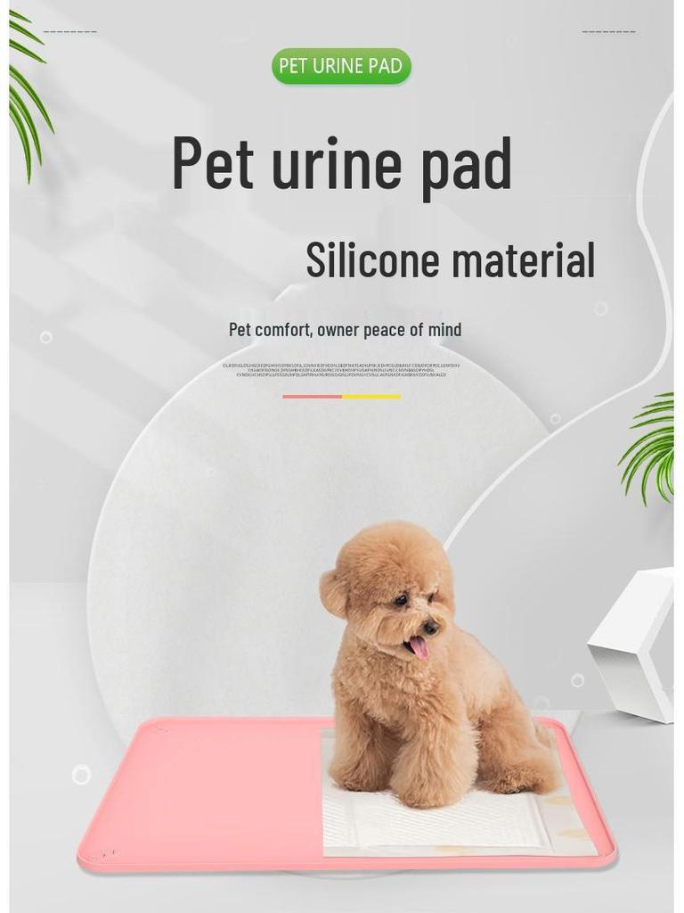 Haustier-Silikon-Urinbarriere & Streumatte für Hunde, Katzen und Kaninchen - Faltbare Windelmatte