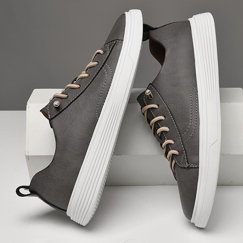 Top Quality Men Casual Shoes Outdoor Leather Breathable Comfortable Men'S Shoes Luxury Men Sneackers Male Skate Shoes Size 38-45
