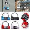 4 Digit Number Combination Travel Password Lock Combination Padlock Zinc Alloy Safely Code Lock