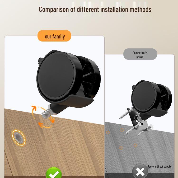 Movable Desktop Computer Stand with Wheels