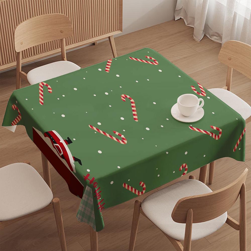 Weihnachtliches Dekorationstischtuchküche Restaurant Tischdecke Outdoor Picknicktischdecke Feiertags-Partydekoration