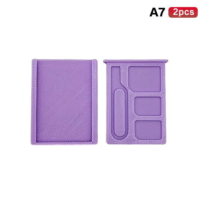 2Pcs Sim Card Storage Box Portable Secure Storage Of Phone Memory Cards 2-Slots-Sim Card+1-Slots-Cards-Pin+1-Slot Tf-Card