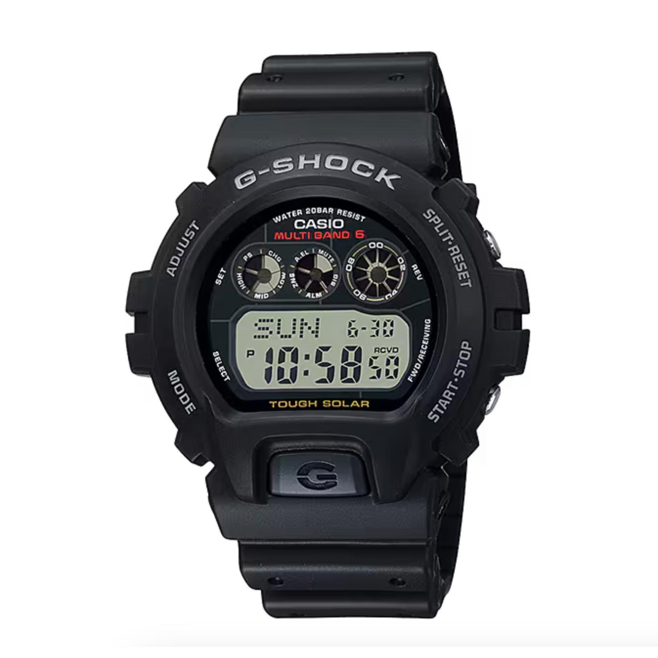 

Часы Casio G-Shock Radio Solar GW-6900-1JF мужские черные чёрный