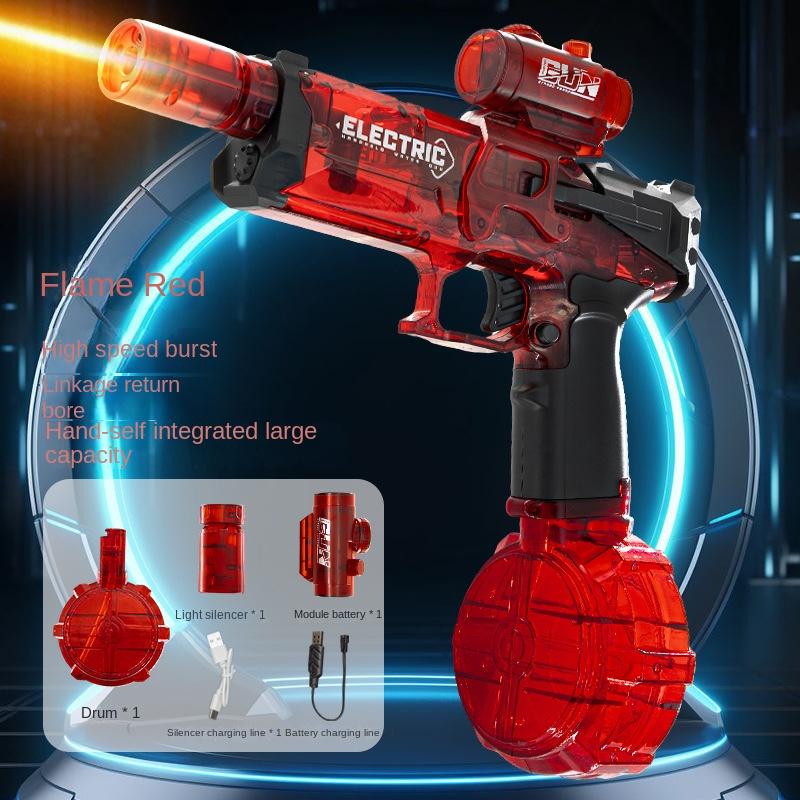 

Лето Новая Красная Водяная Пушка имитация Датчик Пламени Свет Полностью Автоматическая Непрерывная Электрическая Водяная Пушка с Ручным Питанием U Практичное Использование красный