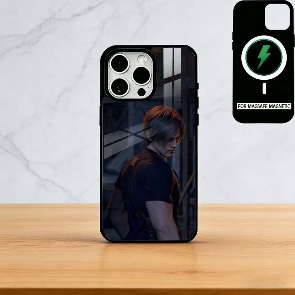 Etui na telefon Leon Kennedy Do iPhone 17, 16, 15, 14, 13, 12, 11 Plus, Pro Magnetyczne Do ładowania bezprzewodowego Magsafe