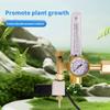 CO2 Flow Meter Gas Regulator Welder Regulator 0-4000PSI Inlet Flow Gauge with Integrated Solenoid Valves For Plant Growth