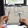 550ml Black Red Wine Glasses Home Nordic Creative Light Luxury Lead-Free Crystal Glass Cup Tumbler Goblet Kitchen Bar Drinkware