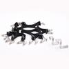 Bucket 20 Clips Cap Hanger Hanging Hat Organizer Holder Door Baseball Cap Rack Closet Storage for Purse and Hat Set