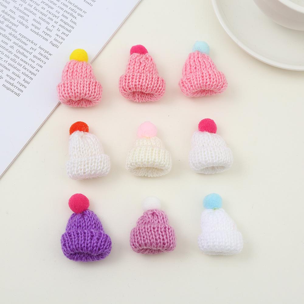 Mini pălărie din lână tricotată coreeană Accesorii pentru jucării DIY