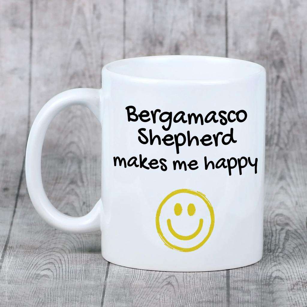 Bergamasco Shepherd Dog, Bergamasco Sheepdog - cup with a dog, cheerful cup for a dog lover, personalized gift from the Art-Dog brand