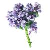 Tige de Fleur Artificielle en Tissu Élégant Artisanat Bouquet d'Étamines pour Mariage Fête et Décorations de Cheveux