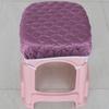 Thickening Square Stool Covers Elastic Chair Cover Linen Fabric Bar Counter Cover  Universal