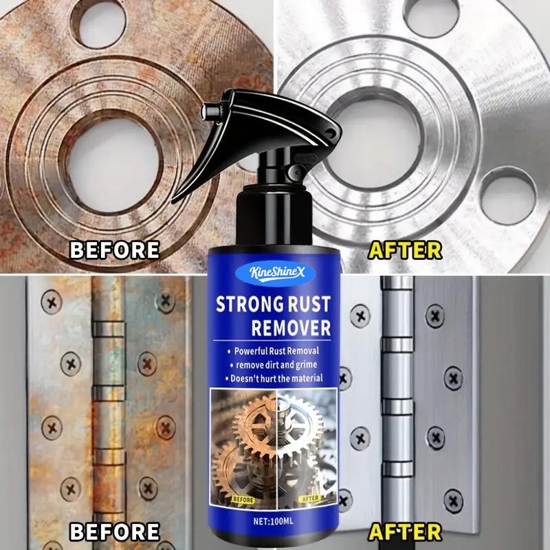Household Rust Remover Spray with Cleaning Towel Non-Corrosive Powerful Effect for Car Kitchen Metal Tool Maintenance